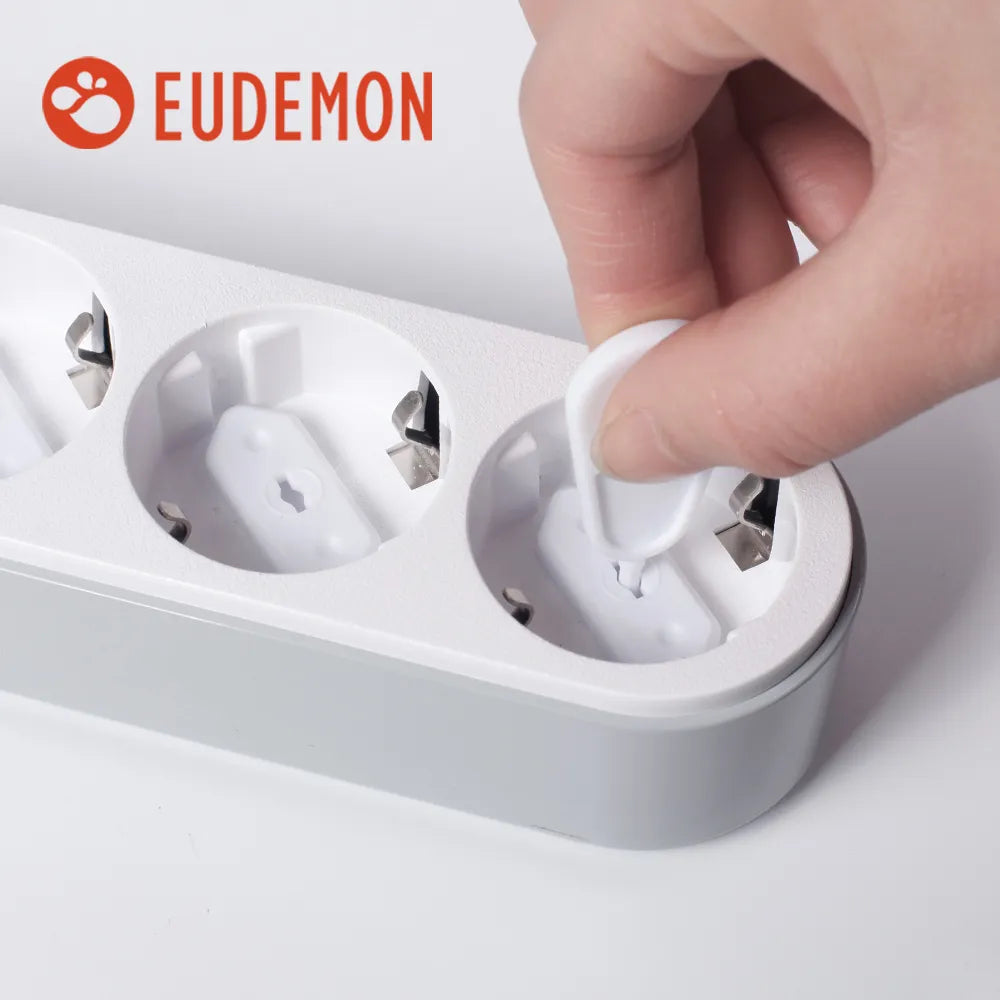 EUDEMON 20pcs Chile/Brazil Power Socket Outlet Plug Protective ABS Cover Anti Electric Baby Safety Protector double security