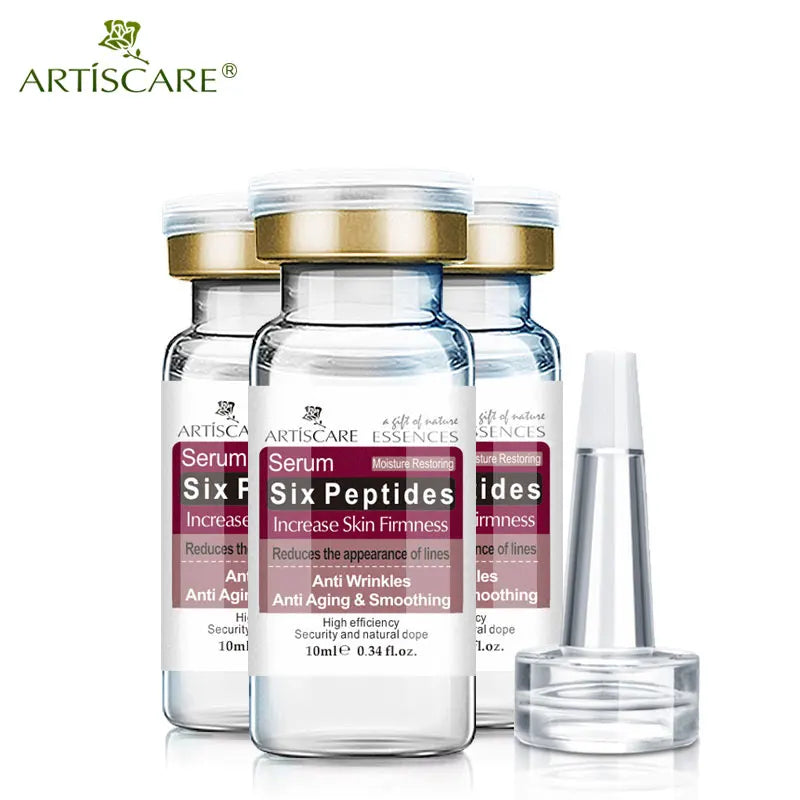 ARTISCARE Face Serum Six Peptides 3pcs/Lot Anti Wrinkles Serum Facial Anti Aging Hyaluron Acid Essence Skin Care