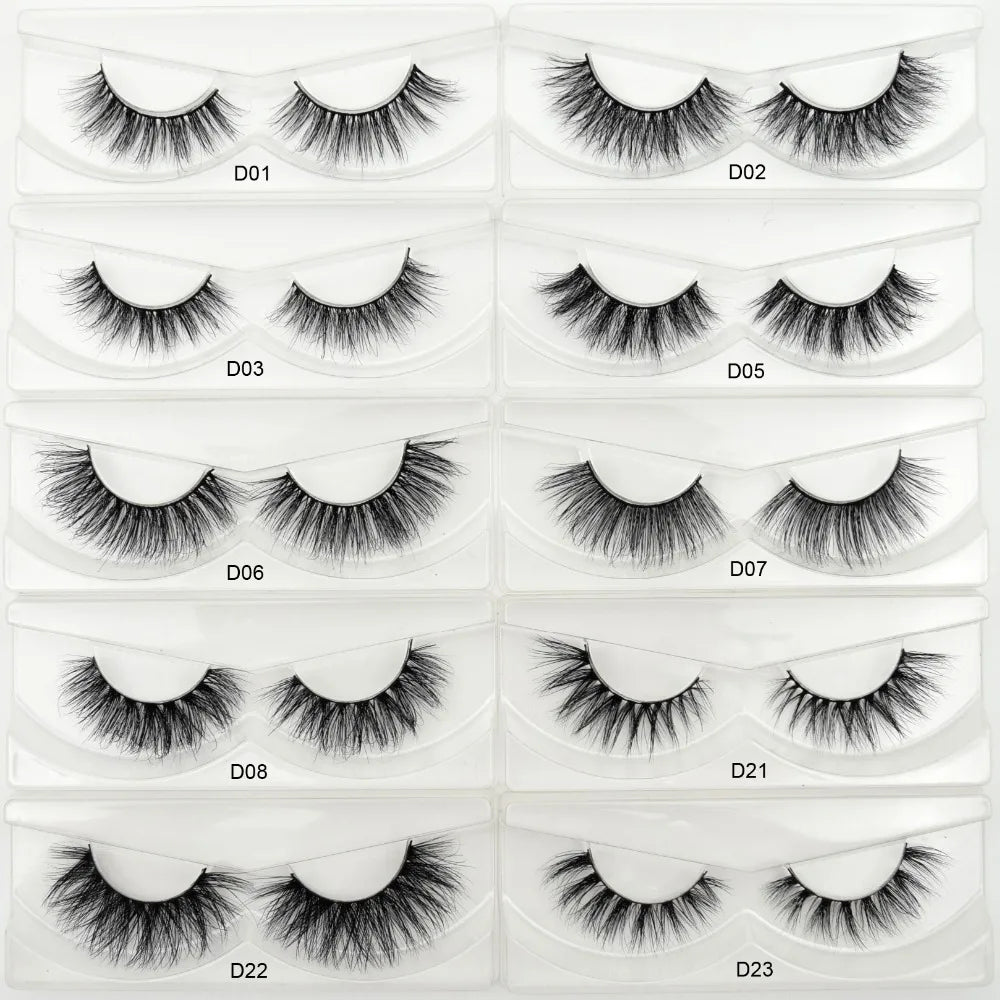 Visofree eye lashes soft lashes long cilios maquiagem false eyelashes Upper  Real Mink Makeup Thick sexy 3D Mink lashes A21