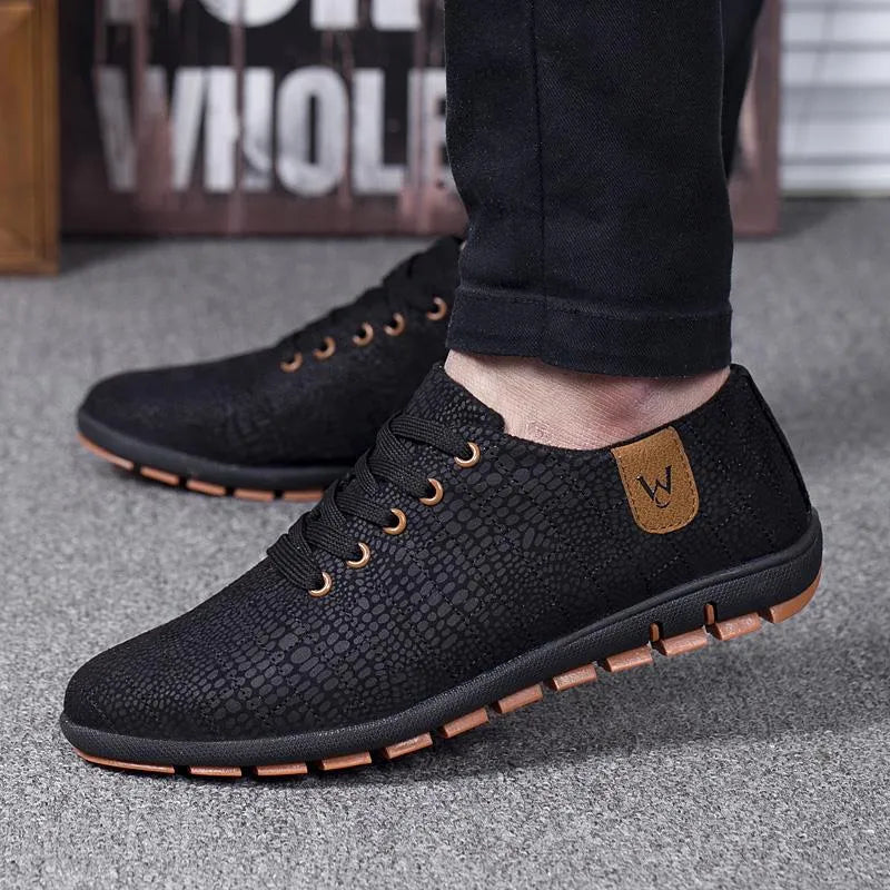 Mens Shoes Casual Fashion Low Lace-up Walking Sneakers Flats Breathable Running Shoes Men Zapatillas Hombre