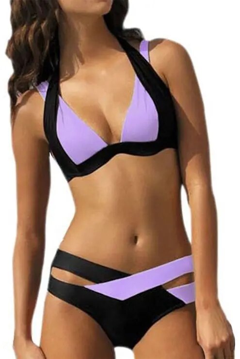 2017 Brand New Sexy Women Bikini Set Swimwear Bandage Monokini Push Up Padded Swimsuit Bathing Beachwear Charm（new hot goods)