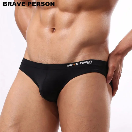 Men's Sexy Underwear Briefs Brave Person Brand Underwear Male Nylon Brief for Men Panties B1129