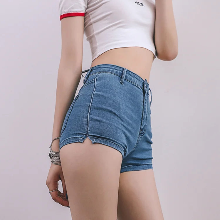 2022 Summer Jeans Mini High Waist Shorts Women Booty Shorts Kawaii Sexy Denim Shorts Feminino Denim Short Mujer