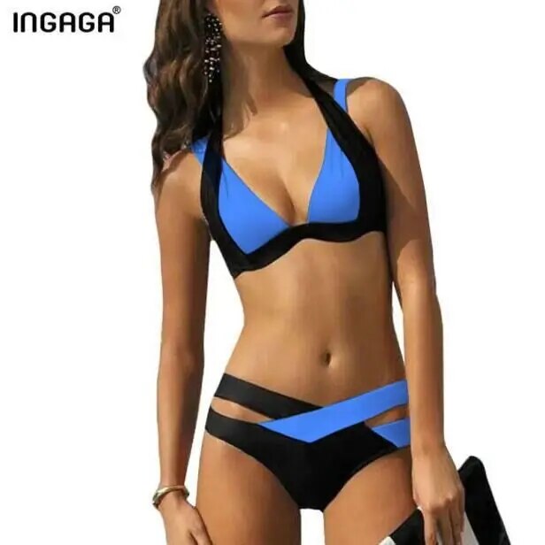 2017 Brand New Sexy Women Bikini Set Swimwear Bandage Monokini Push Up Padded Swimsuit Bathing Beachwear Charm（new hot goods)