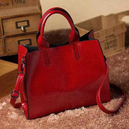 Leather Handbags Big Women Bag High Quality Casual Female Bags Trunk Tote Crossbody Shoulder Bag Ladies Large Bolsos