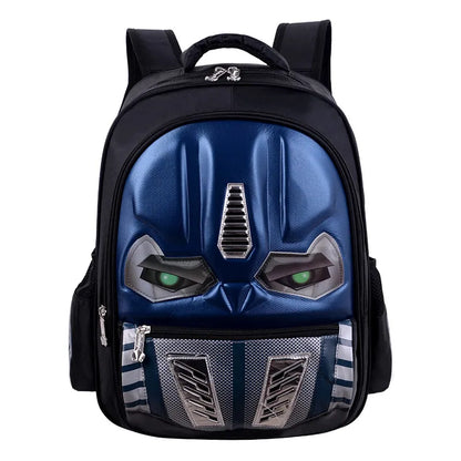 Fashion 3D Cartoon Car School Bags For Boys Primary Children Waterproof Backpack Kids Bookbag Mochila Infantil