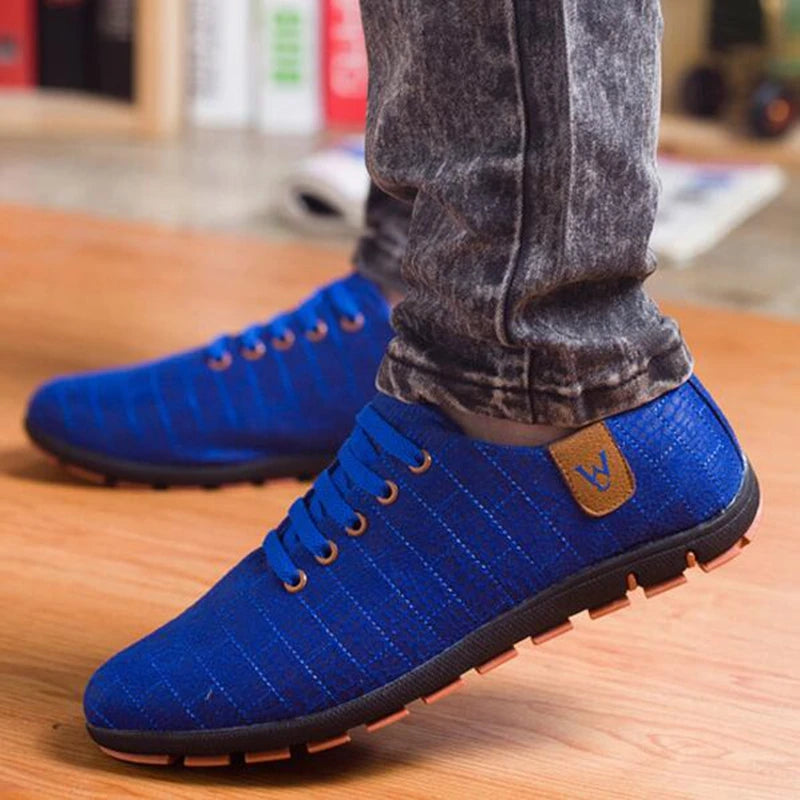 Mens Shoes Casual Fashion Low Lace-up Walking Sneakers Flats Breathable Running Shoes Men Zapatillas Hombre