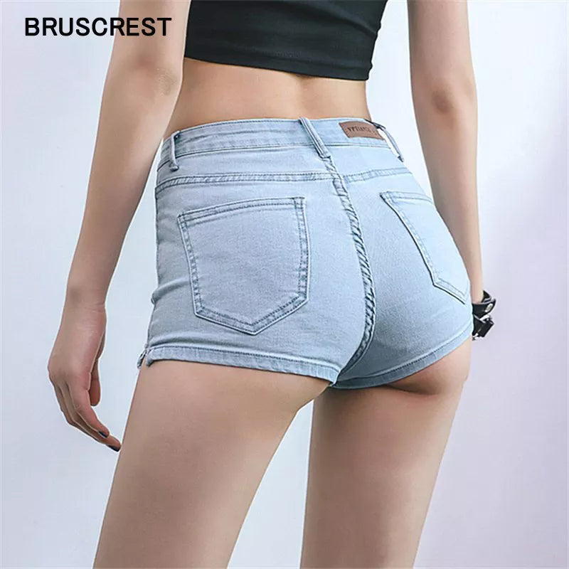 2022 Summer Jeans Mini High Waist Shorts Women Booty Shorts Kawaii Sexy Denim Shorts Feminino Denim Short Mujer