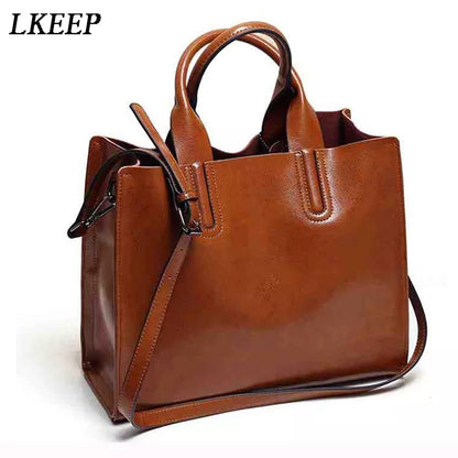 Leather Handbags Big Women Bag High Quality Casual Female Bags Trunk Tote Crossbody Shoulder Bag Ladies Large Bolsos