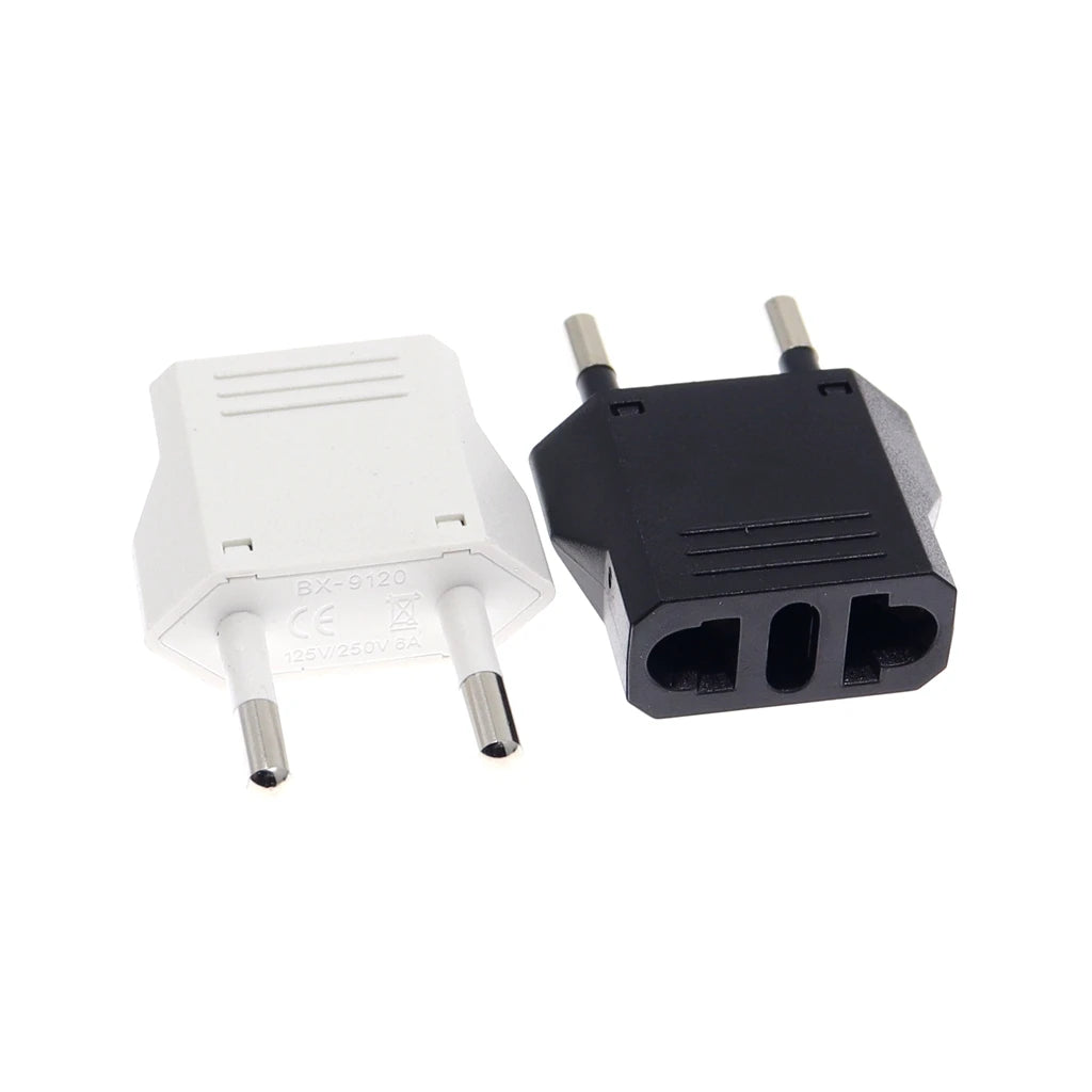 EU European KR Plug Adapter Japan China US To EU Travel Power Adapter Electric Plug Converter Charger Socket AC Outlet