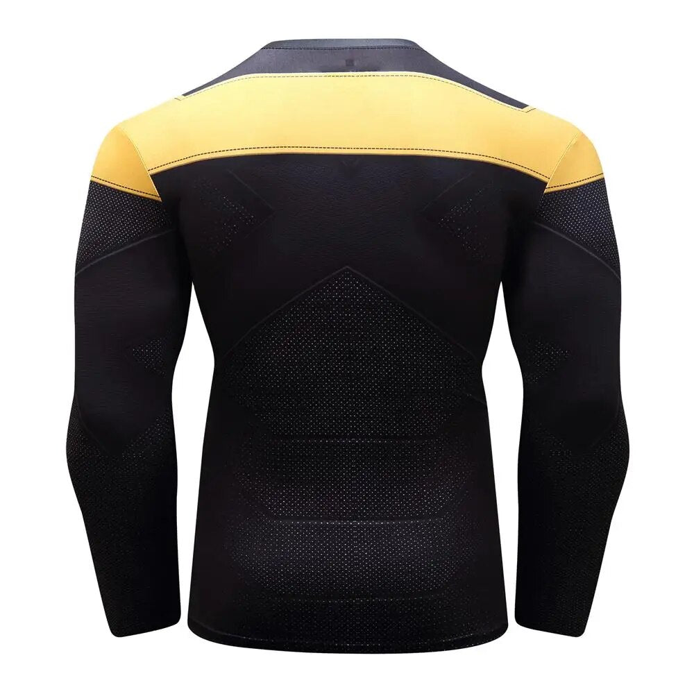 X-Men Dark Phoenix 3D Printed T shirts Men Compression Shirt Cosplay Costume Captain American Long Sleeve Tops For Male