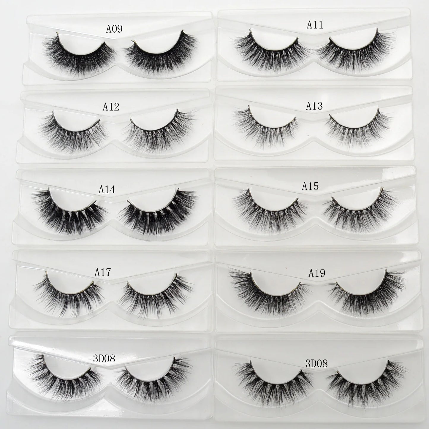 Visofree eye lashes soft lashes long cilios maquiagem false eyelashes Upper  Real Mink Makeup Thick sexy 3D Mink lashes A21