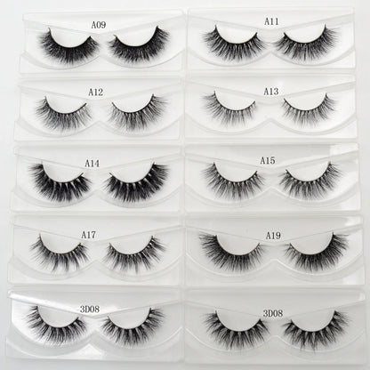 Visofree eye lashes soft lashes long cilios maquiagem false eyelashes Upper  Real Mink Makeup Thick sexy 3D Mink lashes A21