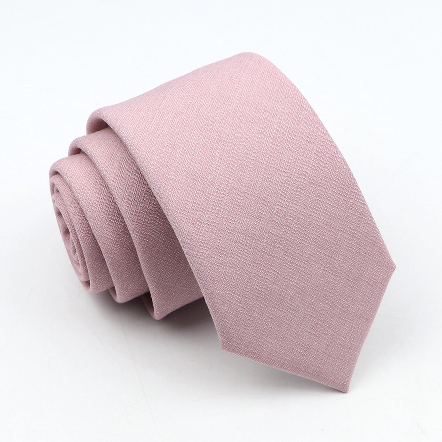 New Classic Solid Color Ties High Quality Soft Thin Casual Skinny Black Beige Blue Neck Tie Business Wedding Dinner Slim Men Tie