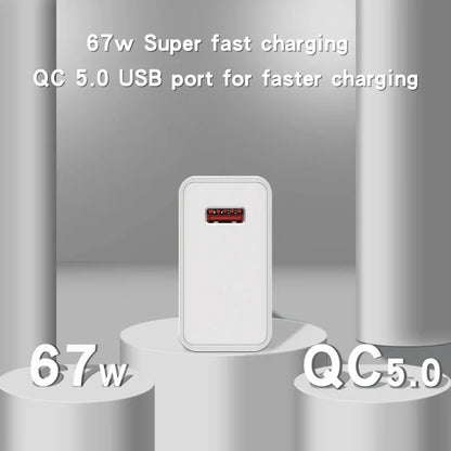 67W Fast Charging Charger For Xiaomi 13 12 11 Pro EU/US/UK USB Adapter Standard Charge Universal Mobile Phone Charging Cable Set