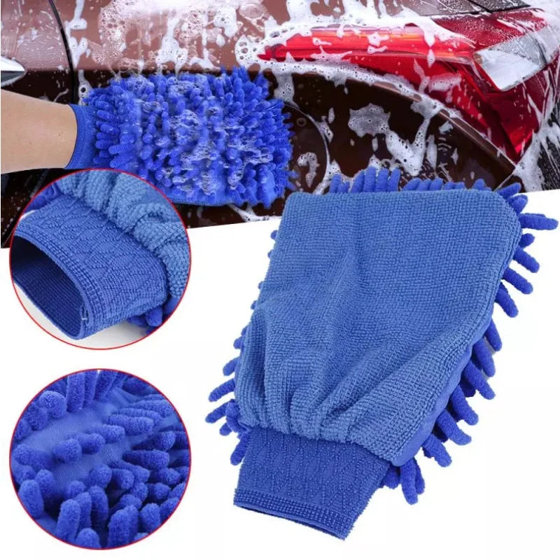 Paint Cleaner Microfiber Chenille Car Styling Moto Wash Vehicle Auto Cleaning Mitt Glove Equipment Detailing Cloths Home Duster