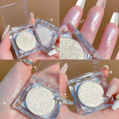 Space Cowboy Cosmic Highlighter Eyes Glitter Monochrome Eyeshadow Pallete Shimmer Satin Makeup Pallete Eye Shadow Hightlight Kit