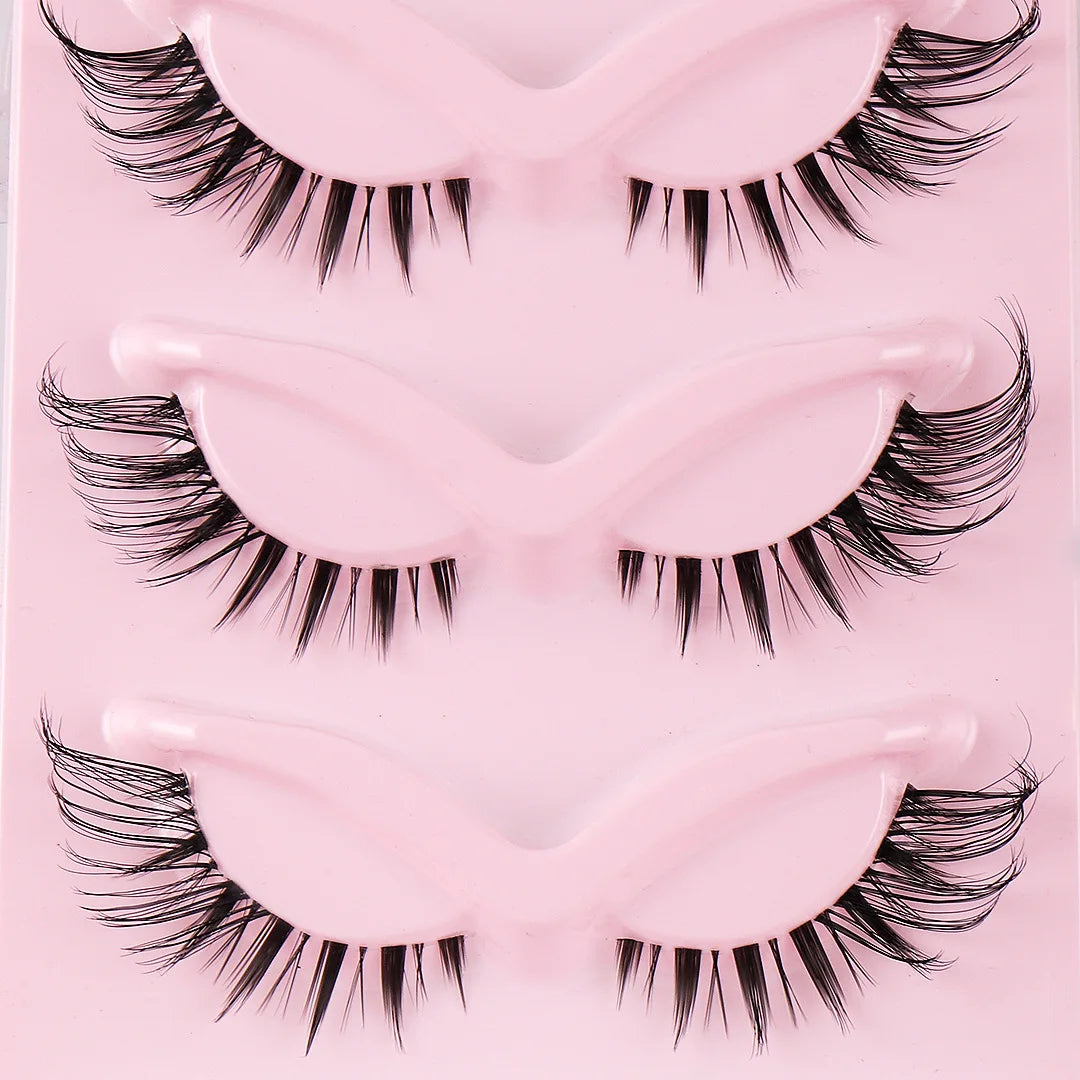 Lashes Fox Eyes False Eyelashes Cat Eye Lashes Lash Extension Supplies Winged Cosplay Faux Cils Beauty Female Makeup Tools Manga