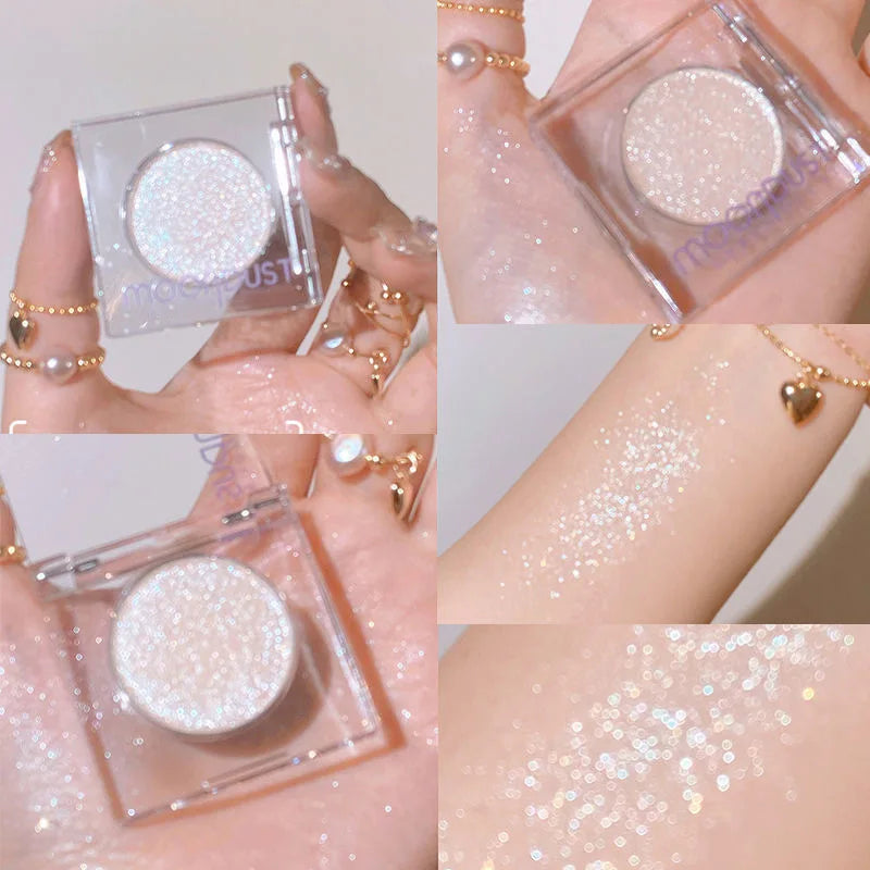 Space Cowboy Cosmic Highlighter Eyes Glitter Monochrome Eyeshadow Pallete Shimmer Satin Makeup Pallete Eye Shadow Hightlight Kit