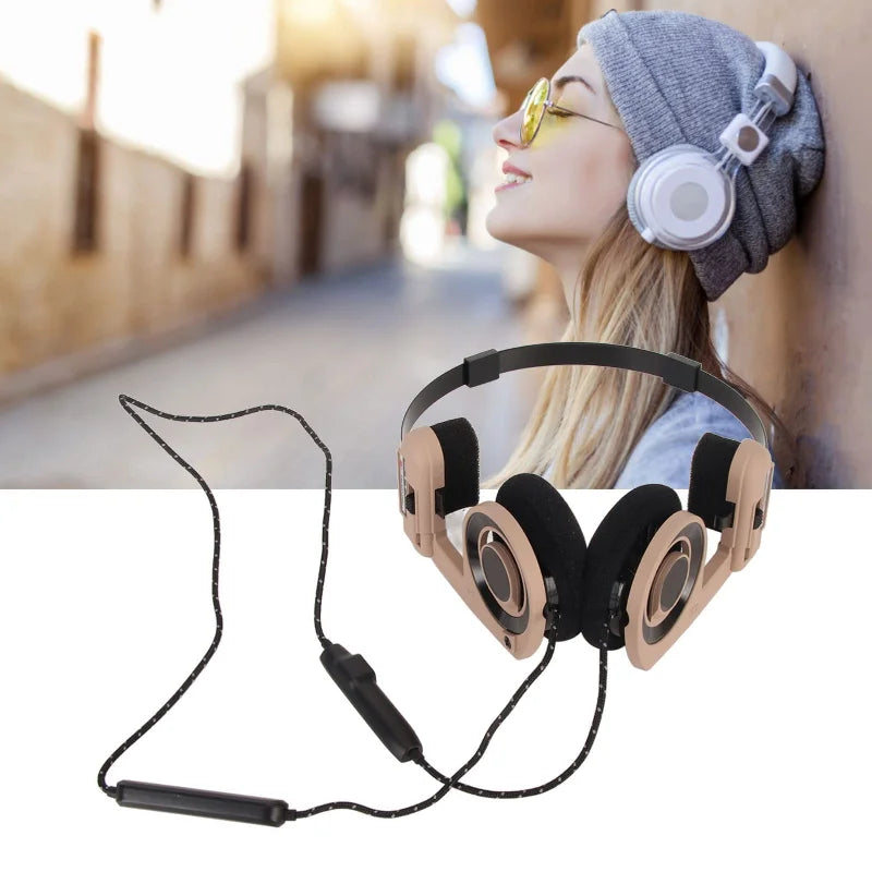 Lightweight Bluetooth WhatPlus retro headset over-ear vintage Bluetooth headset foldable portable Bluetooth headset for cell