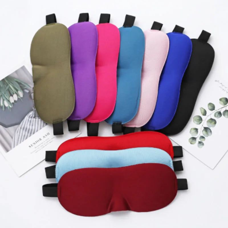 1Pcs 3D Sleep Mask Natural Sleeping Eye Mask Eyeshade Cover Shade Eye Patch Women Men Soft Portable Blindfold Travel Eyepatch