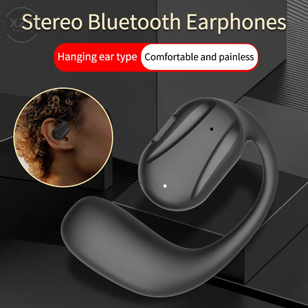 YJ77 New Headset Over The Ear Bluetooth-compatible Earphone YJ77 Fully Open OWS Bone Conduction Earphone Voice Assistant