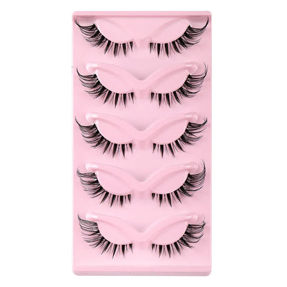 Lashes Fox Eyes False Eyelashes Cat Eye Lashes Lash Extension Supplies Winged Cosplay Faux Cils Beauty Female Makeup Tools Manga