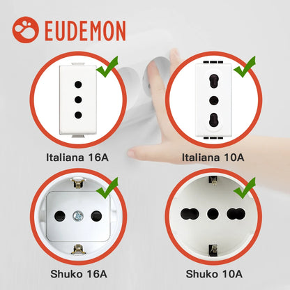 EUDEMON 20pcs Chile/Brazil EU Universal Power Socket Outlet Plug Protective Covers Anti Electric Baby Safety Protector