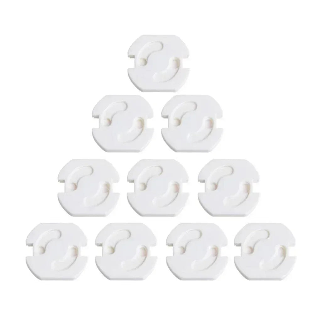 1/10pcs Electrical Outlet Protection Baby Child EU Power Socket Safety Guard Anti Electric Shock Plugs Protector Rotate Covers