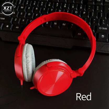 Fashion S1 Wired Headphones Over Ear Headsets Bass HiFi Sound Music Stereo Earphone Flexible Adjustable Headset For PC MP3 Phone