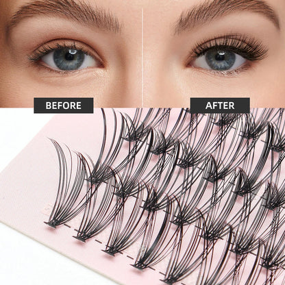 High quality 120 knots 10D/20D Black 8/10/12/14/16mm Mink Eyelash Extension Artificial Eyelash Fake False Eye Lash Eyelashes