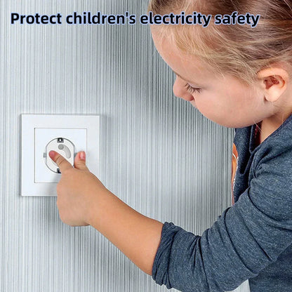 1/10pcs Electrical Outlet Protection Baby Child EU Power Socket Safety Guard Anti Electric Shock Plugs Protector Rotate Covers