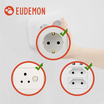 EUDEMON 20pcs Chile/Brazil EU Universal Power Socket Outlet Plug Protective Covers Anti Electric Baby Safety Protector