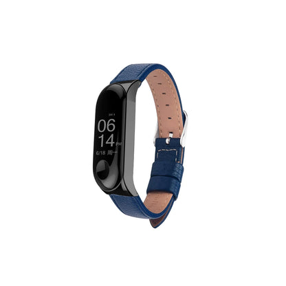 Colorful Leather Black Rose Gold Case for Xiaomi MiBand 6 4 5 strap For Amazfit mi band 5 4 3 6 bracelet strap Smart Watch band