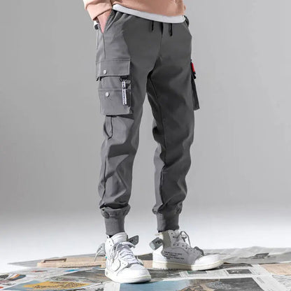 2022 new Sweatpants Plus Size Men Joggers Track Pants Elastic Waist Sport Casual Trousers Baggy Fitness Gym Clothing Black Grey